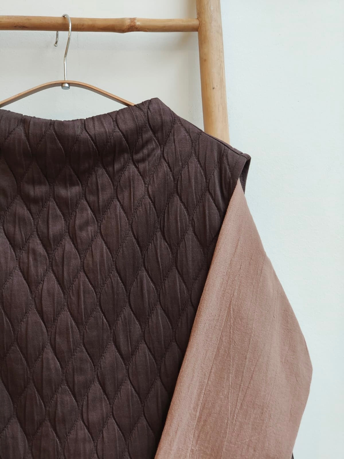 אפודת קווילט חום