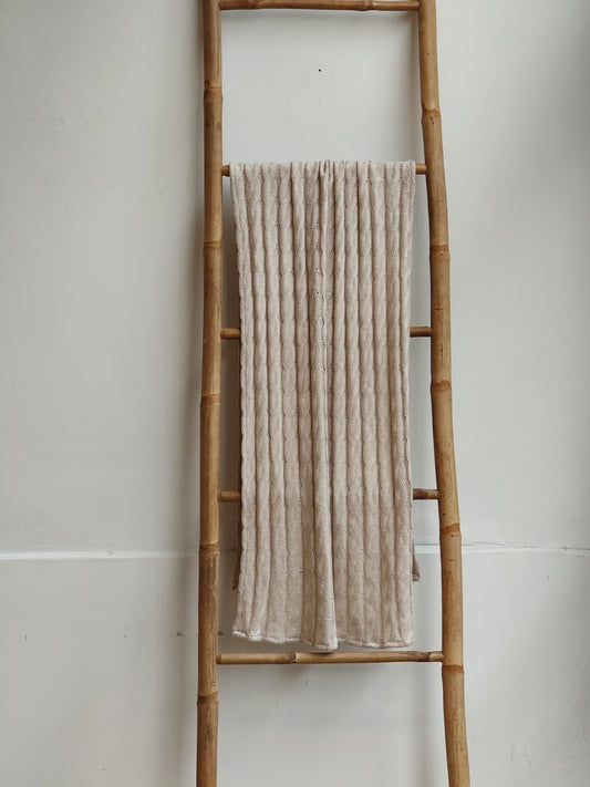 צעיף סריג כותנה חיטה