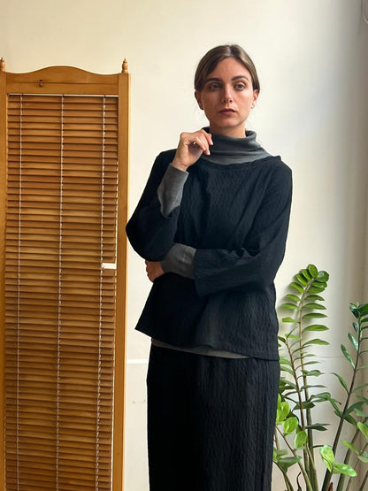 חולצת ניקו שחור