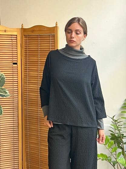 חולצת ניקו שחור