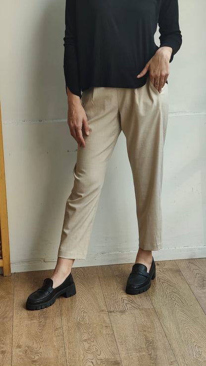 מכנסי טוליפ אבן