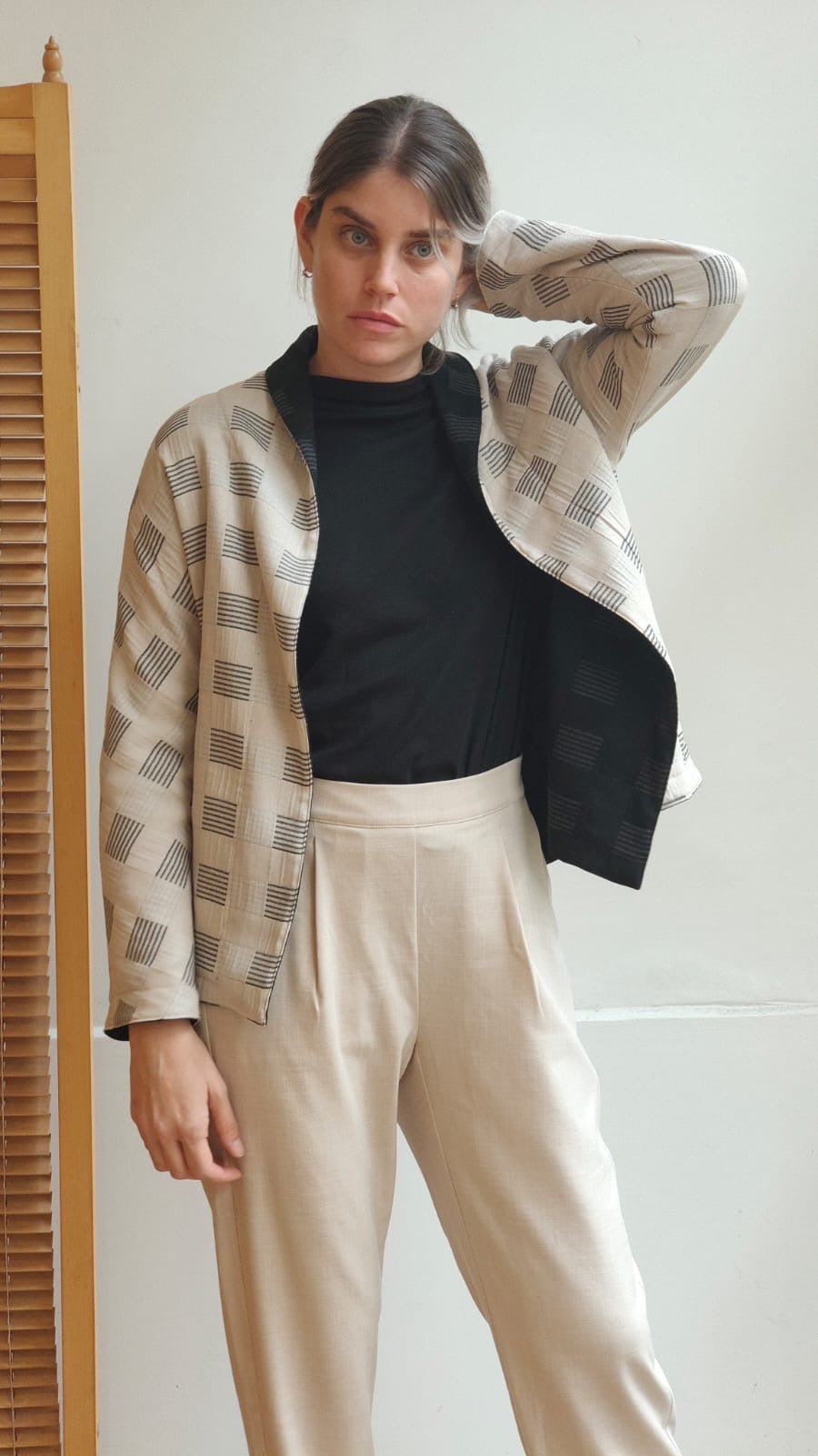 מכנסי טוליפ אבן