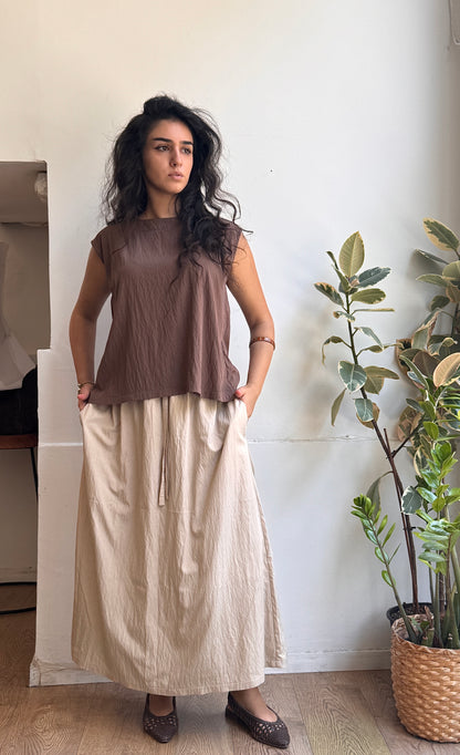 חולצת גילי חומה