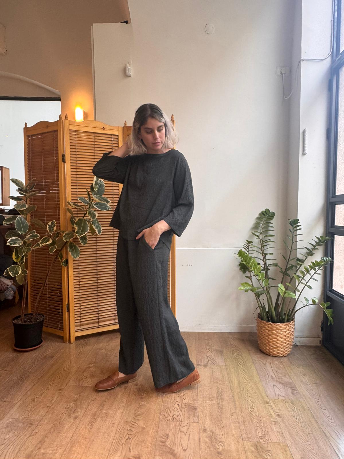 חולצת ניקו אפור