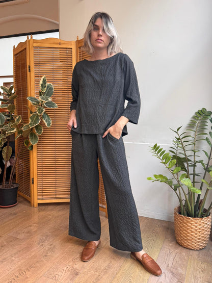 חולצת ניקו אפור