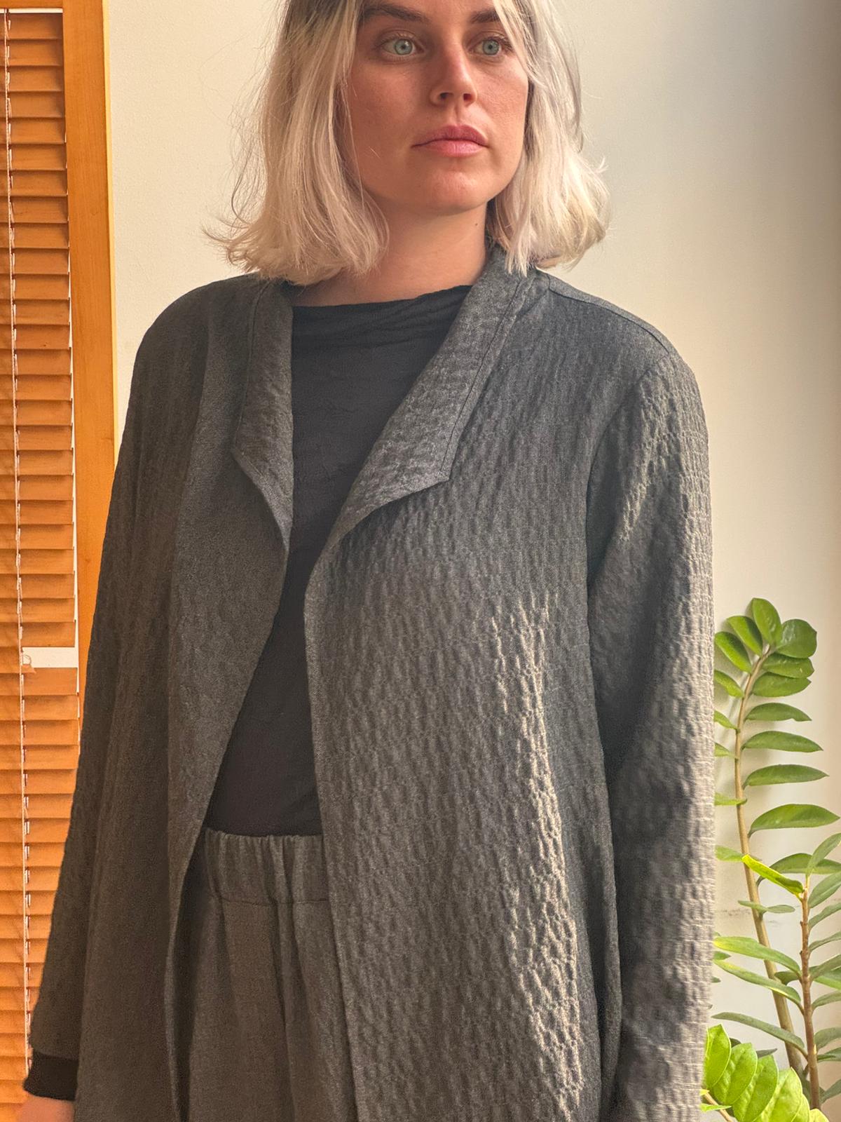 ז'קט קרדיגן Vol 1 אפור