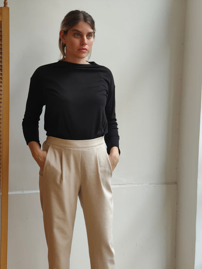 מכנסי טוליפ אבן