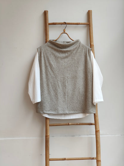 חולצת ניקו כותנה לבן