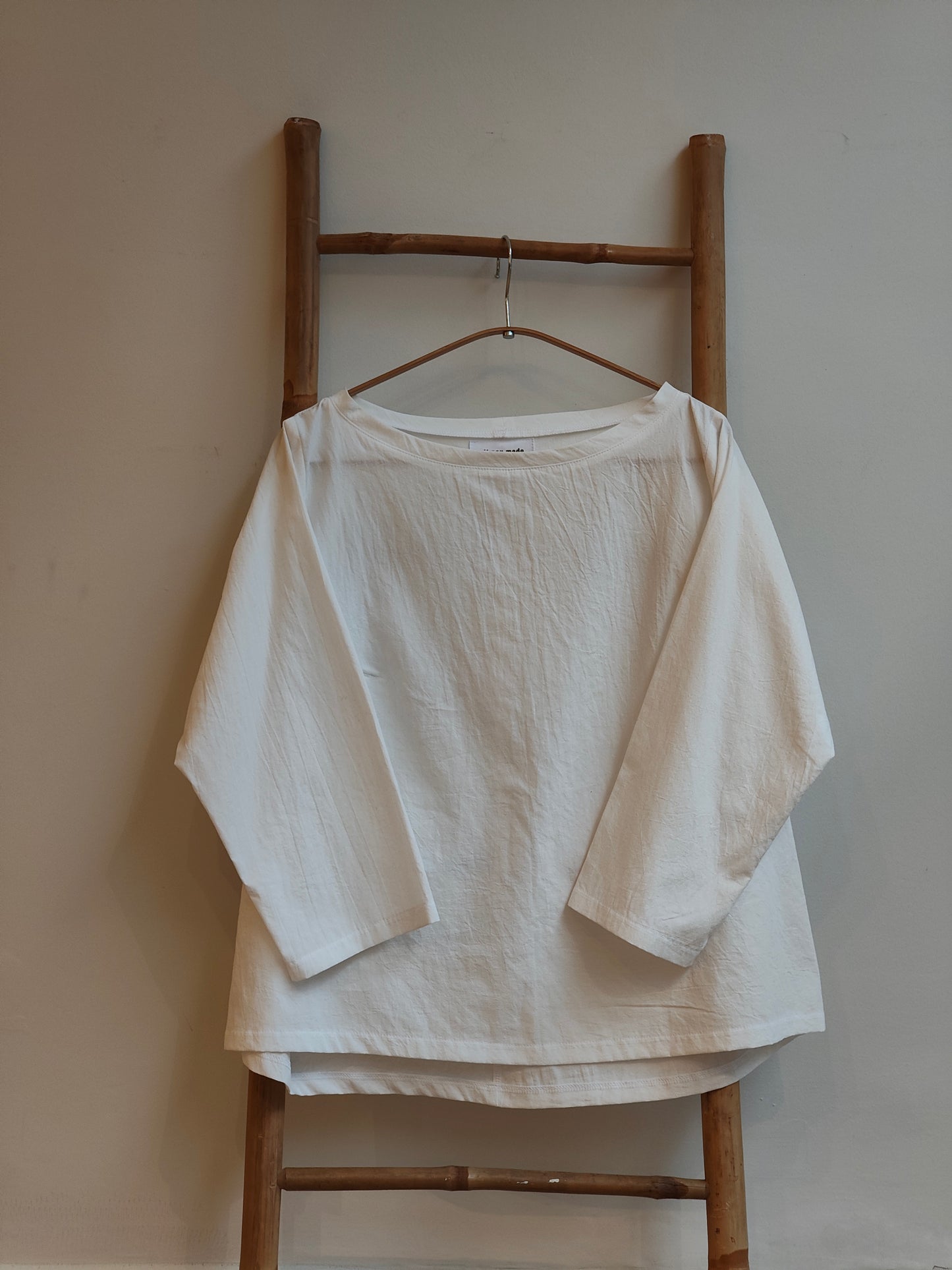 חולצת ניקו כותנה לבן