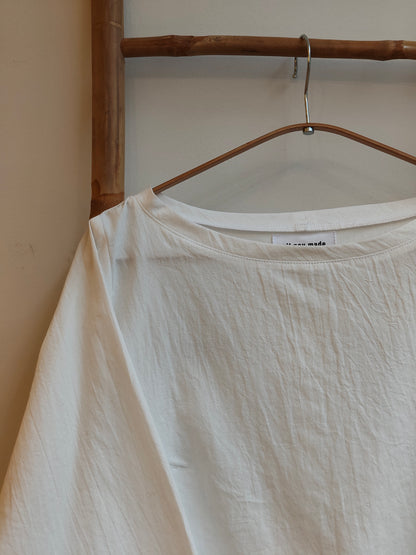 חולצת ניקו כותנה לבן