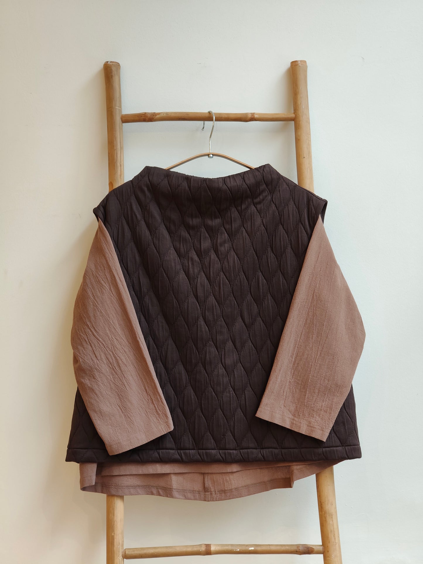 חולצת ניקו כותנה חום