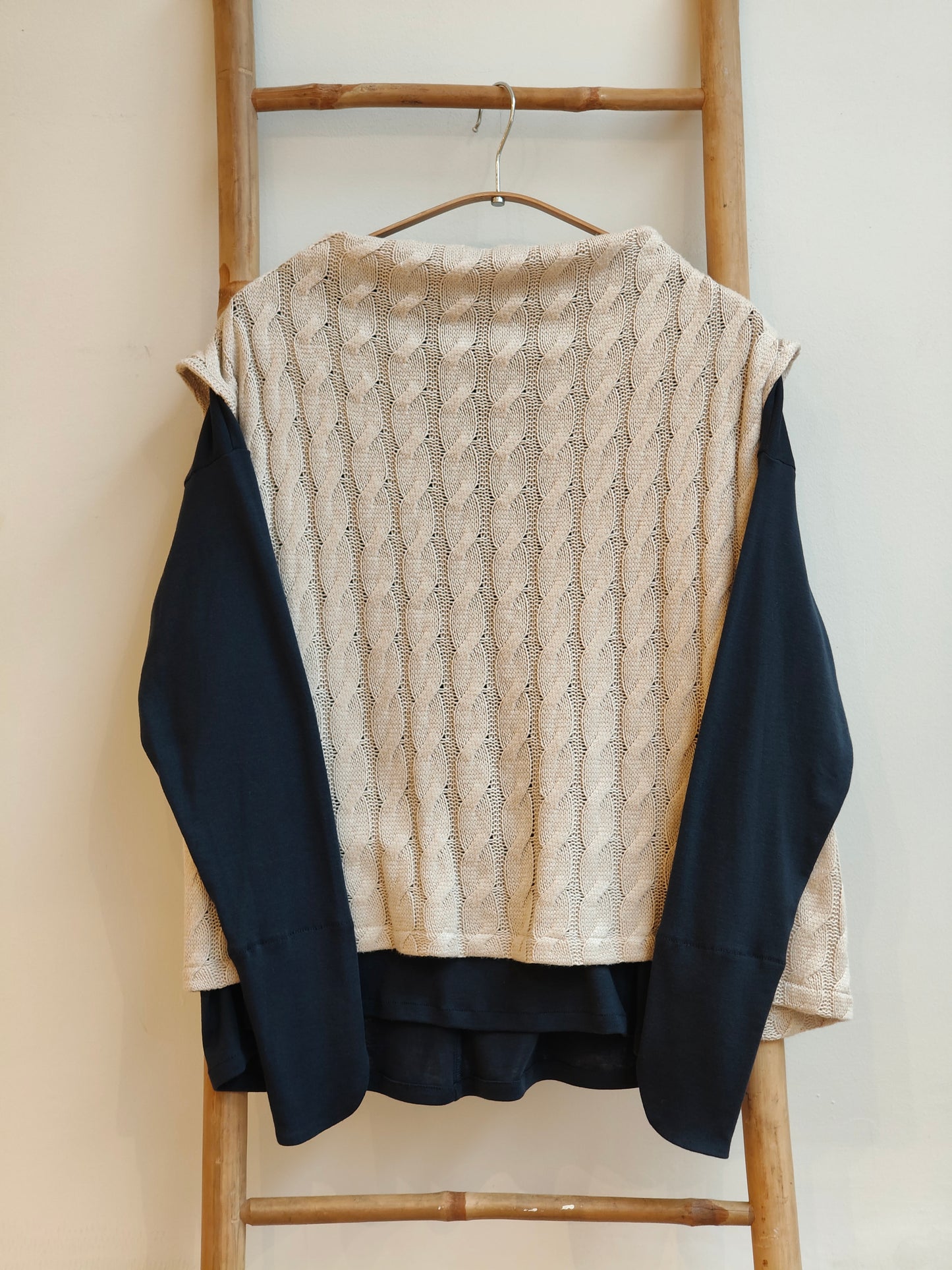 אפודת סריג כותנה חיטה