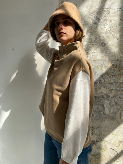 אפודת בלייר חומה